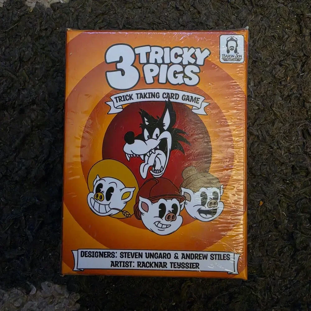 3 Tricky Pigs (2025) Baron Jon Games Trick Taking NIB